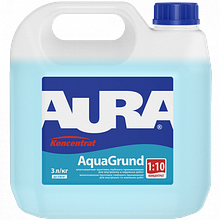 Вологозахисна ґрунтовка Aura AquaGrund (Аура Аквагрунт) 10л