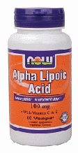 Альфа ліпоєва кислота Now Foods Alpha Lipoic Acid 100 mg Caps 60