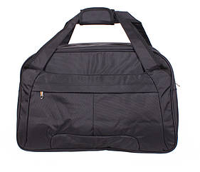 Чоловіча дорожня текстильна сумка D1803BLACK чорна