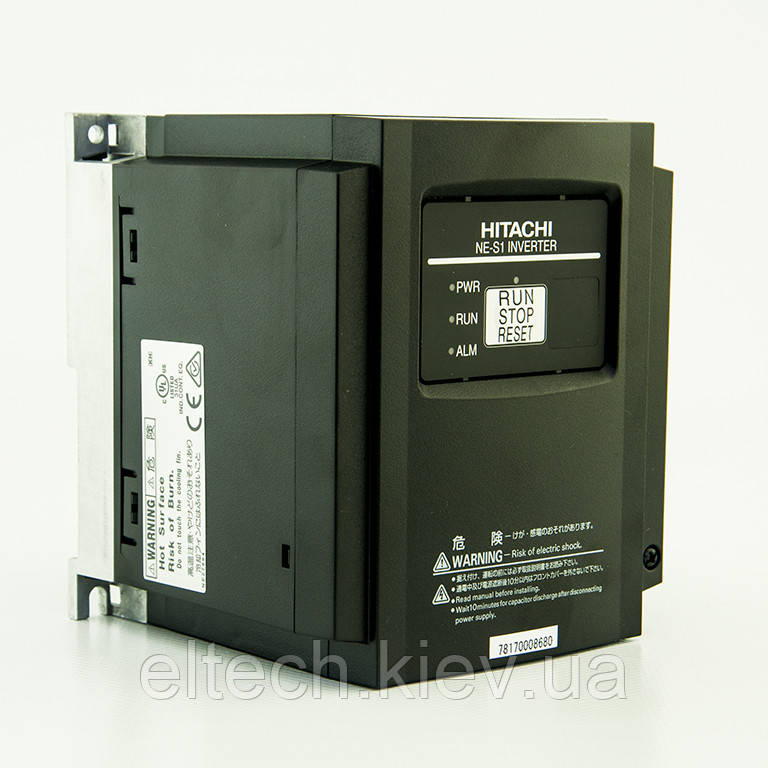Частотний перетворювач Hitachi 1,5кВт 380В|Купити. NE-S1-015HBE.  Частотник Hitachi NE-S1 1,5кВт для асинхронних електродвигунів., фото 1