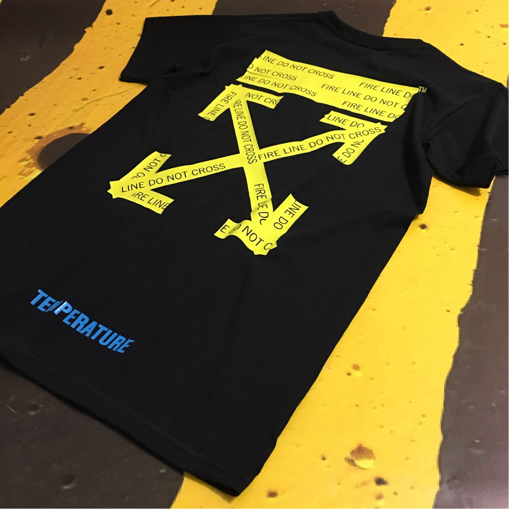 Футболка Off-White Temperature Black • Not original XS