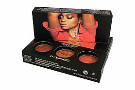 Палітра рум'ян 3 кол. MAC powder blush fard a joues