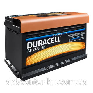 Автомобільні акумулятори DURACELL Advance DA 72 UK100 (h = 175)