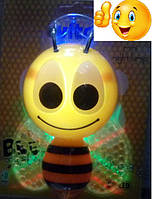 Світильник світлодіодний нічний із фотоелементом (нічник) "Пчелка"