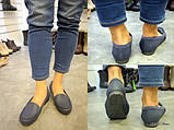 Туфли школьные для девочки лоферы Колорлайт / Crocs Marin ColorLite Loafer (202001-44U), Синие, фото 8