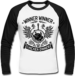Футболка з довгим рукавом PlayerUnknown's Battlegrounds "PUBG" - Winner Winner Chicken Dinner