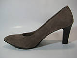 Замшеві жіночі бежеві туфлі ТМ Камея, фото 2