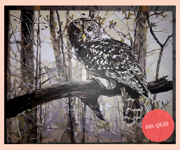 картина акрилом сова картина акрилом сова
