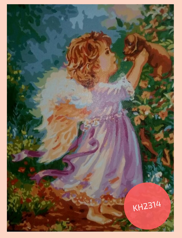 розфарбуй акрилом на полотні ангела розфарбуй акрилом на полотні ангела