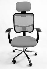 Крісло офісне Ergo D05 grey, фото 3