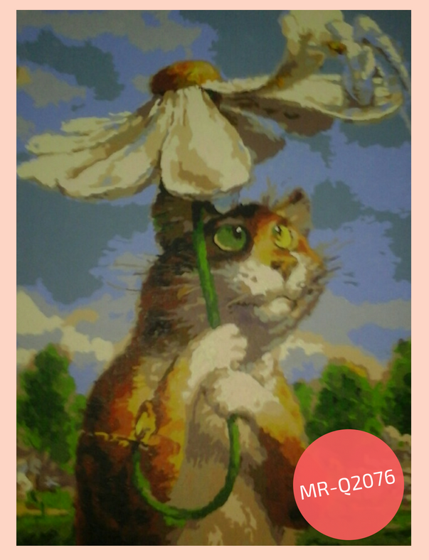 картина акрилом кіт картина акрилом кіт