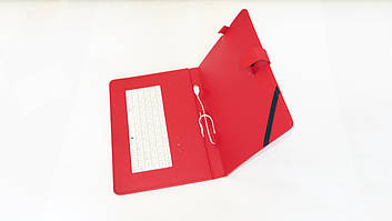 Чохол з клавіатурою для планшетів 10" дюймів (мікро USB) Червоний