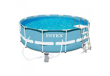 Каркасний басейн Intex 28726, (366 х 122 см), (Картріджний фільтр-насос 3 785 л/год, драбина), фото 1