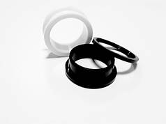 Тунелі для пірсингу вух з акрилу