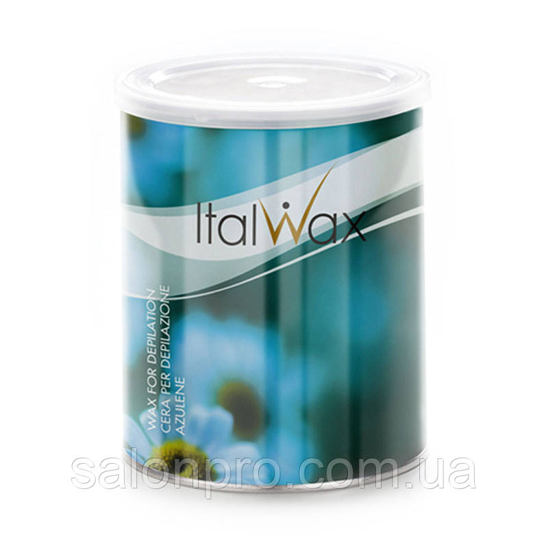 Віск для депіляції у банку ItalWax, 800 мл - ромашка (азулен)