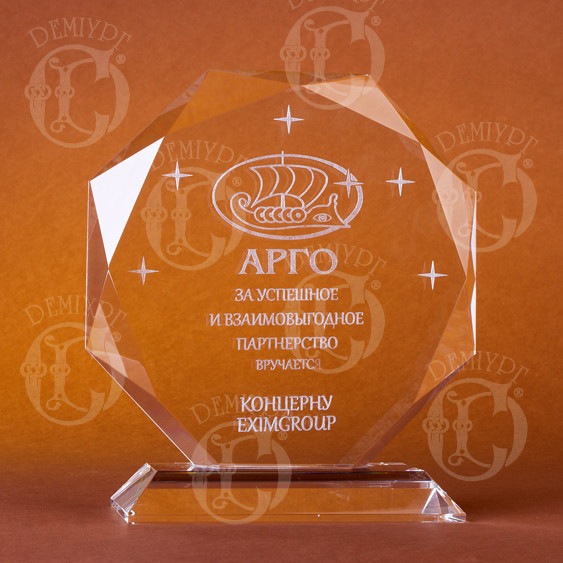 Шайба из стекла граненная, диаметр 150-200мм