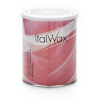 Воск для депиляции в банке ItalWax, 800 мл - роза