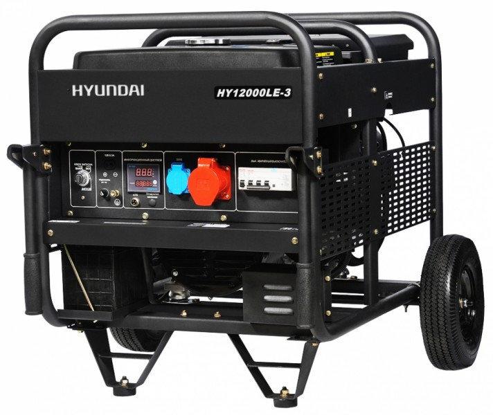 Генератор бензиновий Hyundai Professional HY 12000LE-3 (10 кВт), фото 1