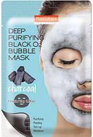 Бульбашкова маска PUREDERM Deep Purifying Black O2 Bubble Mask Black