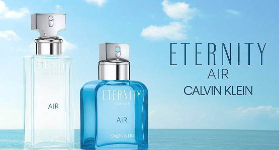 Повітряні, літаючі новинки Eternity Air від Calvin Klein