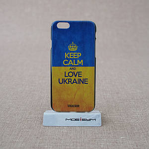 Чохол Ukraine iPhone 6 Keep Calm and Love