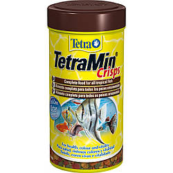 Tetra MIN Crisps (Основной корм для всех видов декоративных рыб чипсы), 250мл