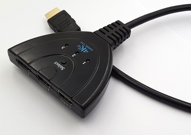 HDMI тато - 3х HDMI мама з перемикачем