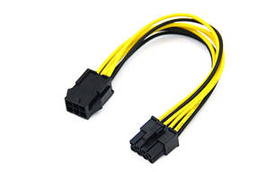Перехідник 6 pin - 8 pin для відеокарти