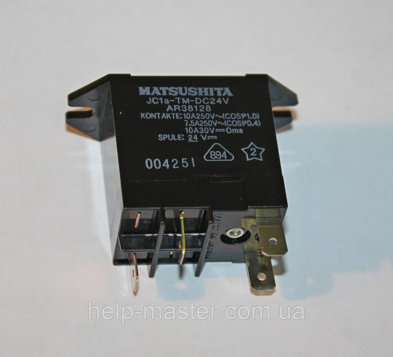 Реле електромеханічне JC1a-TM-DC24V; 24VDC,, фото 1