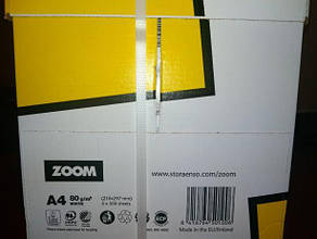 Папір ZOOM для принтера біла А4 80г/м 500л. Клас С+ (Фінляндія), фото 5