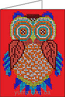 Схема вишивання бісером на атласі Обкладинка для паспорта ЮМА-Д5