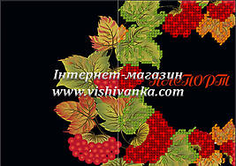 Схема для вишивання бісером на атласі Обкладинка для паспорта  БН-094 атлас