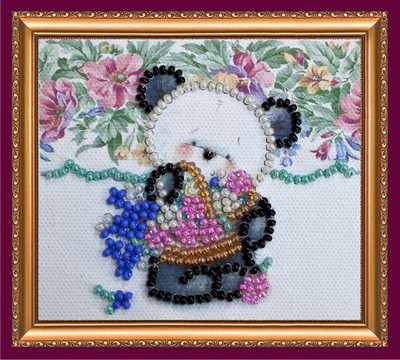 Набір — магніт Ведмедик і незабудки АМА-128