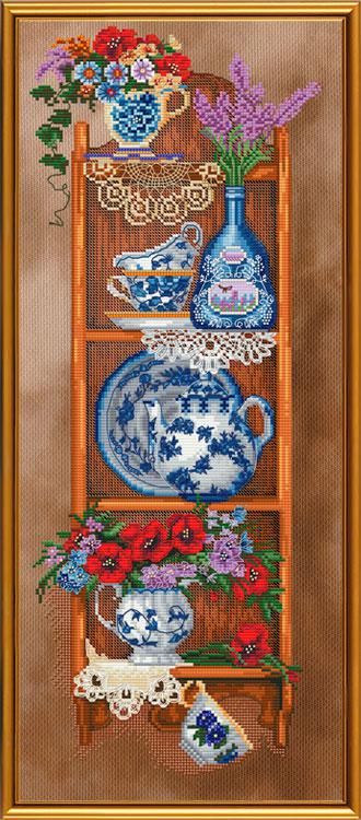 Набір для вишивання у змішаній техніці Вінтажний куточок ННД4074