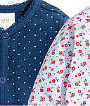 Дитячі чоловічки для дівчинки (2 шт.) 1-2, 2-4,4-6 місяців, фото 2