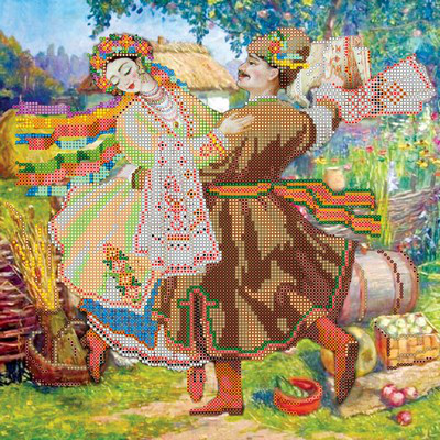 Малюнок на тканині для вишивання бісером Танець  АС-238