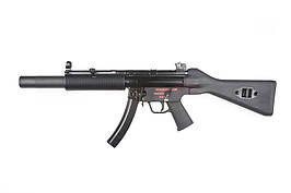 Страйкбольный аналог pistoletu maszynowego Apache SD1 (Fixed Stock Version) - czarny [WE] (для страйкболу)