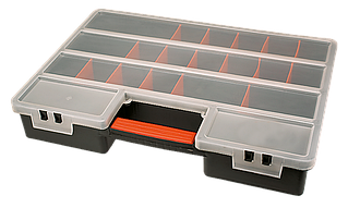 Ящик для кріплень Topex (органайзер) XL з перегородками, що що регулюються