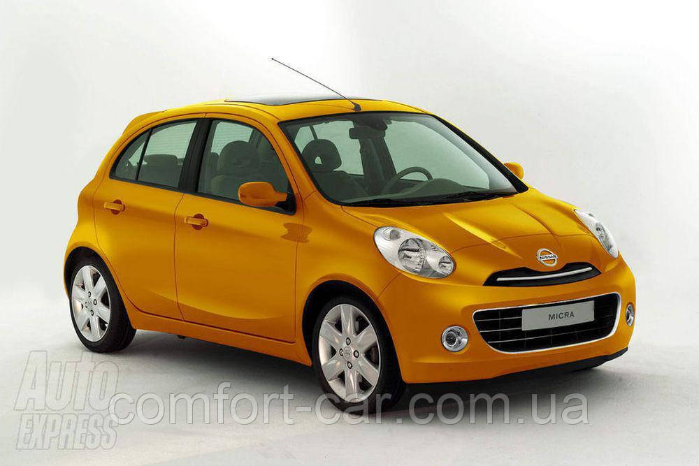 Чехлы в салон Nissan Micra (K13) с 2010 г. (з/сп цельная) EMC Elegant - фото 7 - id-p754663731