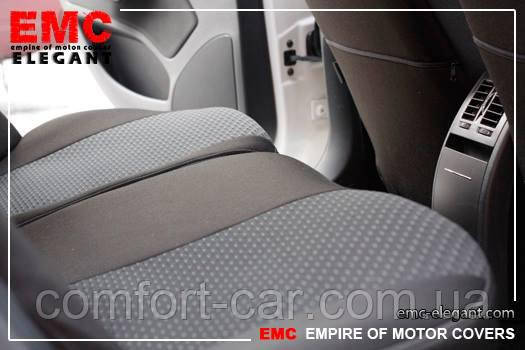 Чехлы в салон Renault Logan MCV 5 мест (з/сп цельная) с 2009-2013 г. EMC Elegant - фото 2 - id-p754663844