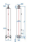 Телескопічний циліндр ОК.4.4580.135.КК Hydrotip, фото 2