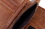 Гаманець портмоне чоловічий шкіряний коричневий, фото 9