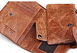 Гаманець портмоне чоловічий шкіряний коричневий, фото 7