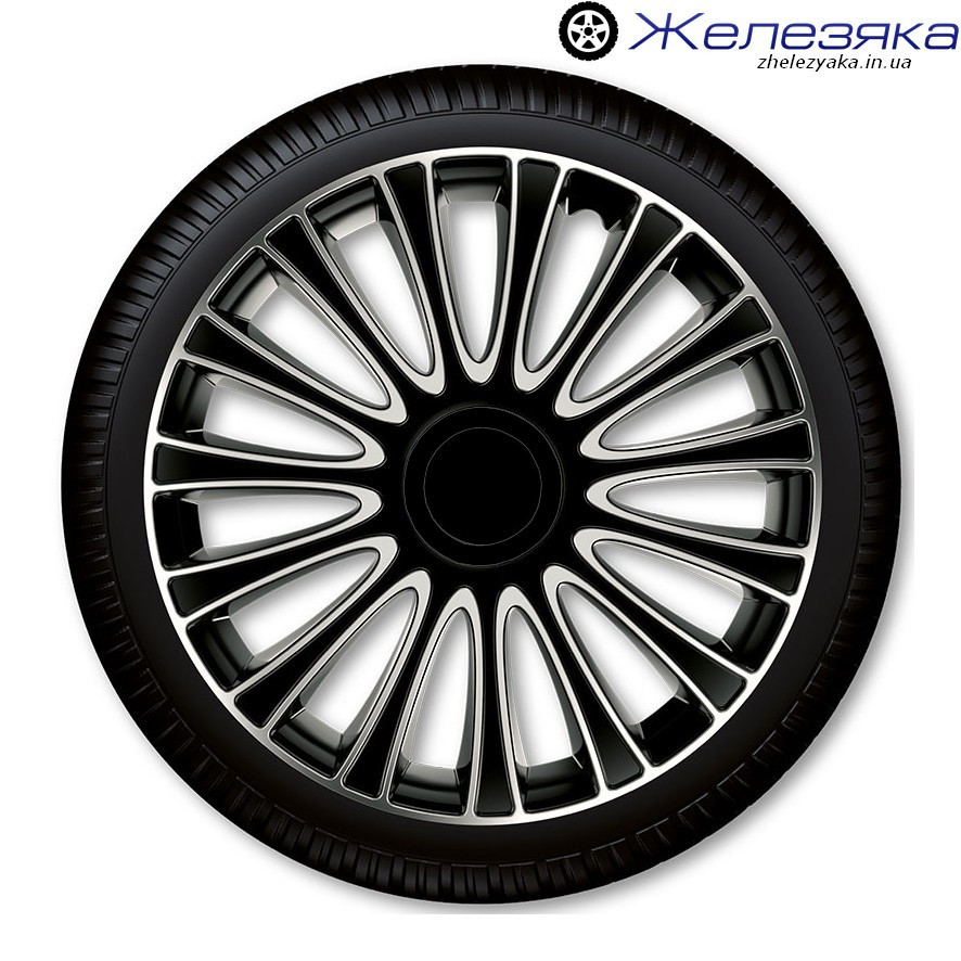 Ковпаки R13 4Racing LE MANS SILVER BLACK