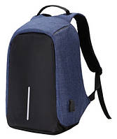 Универсальный рюкзак АнтиВор для работы, учебы и путешествий Синий