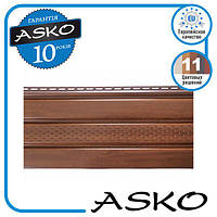 Панель софит ASKO с перфорацией 3,5м., 1,07м. кв./панель. Цвет: Орех