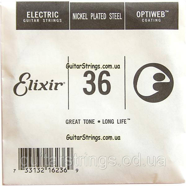 Струна Elixir 16236 Electric Optiweb Coated 0.36 (електро), фото 1