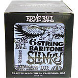 Струни Ernie Ball 2839 Baritone 6 string Slinky 13-72, фото 5
