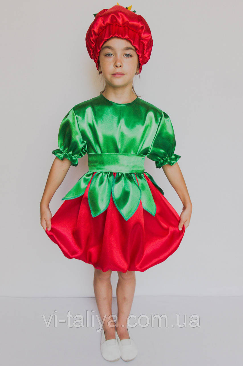 Карнавальный костюм для девочки Помидорка - фото 1 - id-p754725207