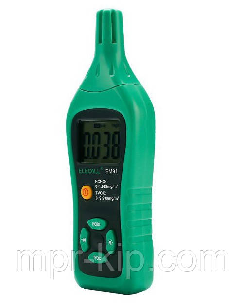 Детектор формальдегіду та толуолу ELECALL EM91 (HCHO 0.000-1.999mg/m3; TVOC 0.000-9.999mg/³)
